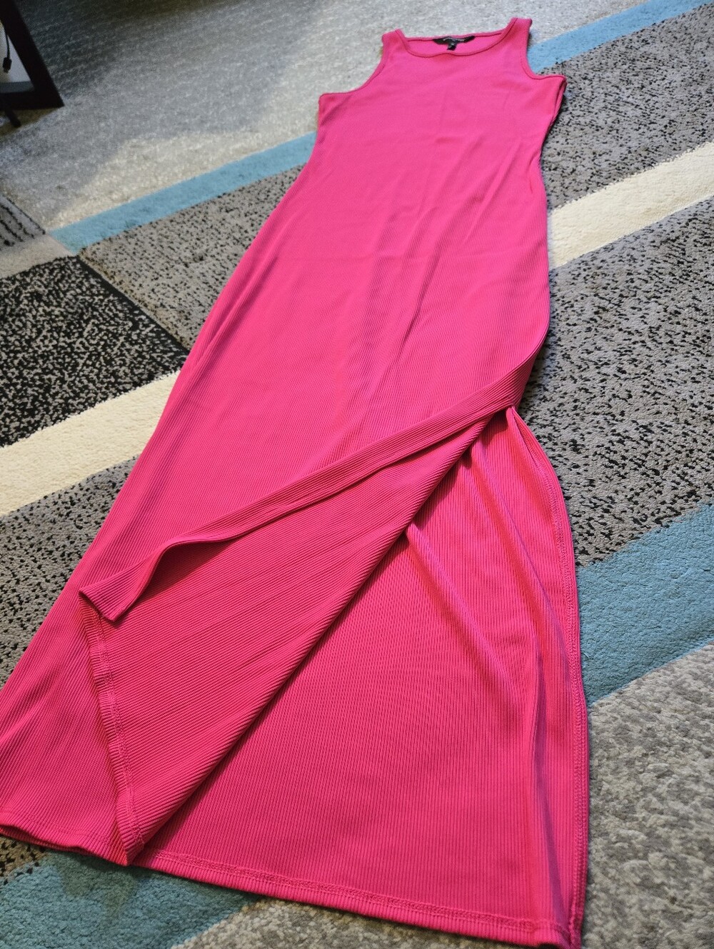 WHBM FORME Rib Sleeveless Midi Dress, M, EUC - Picture 8 of 13